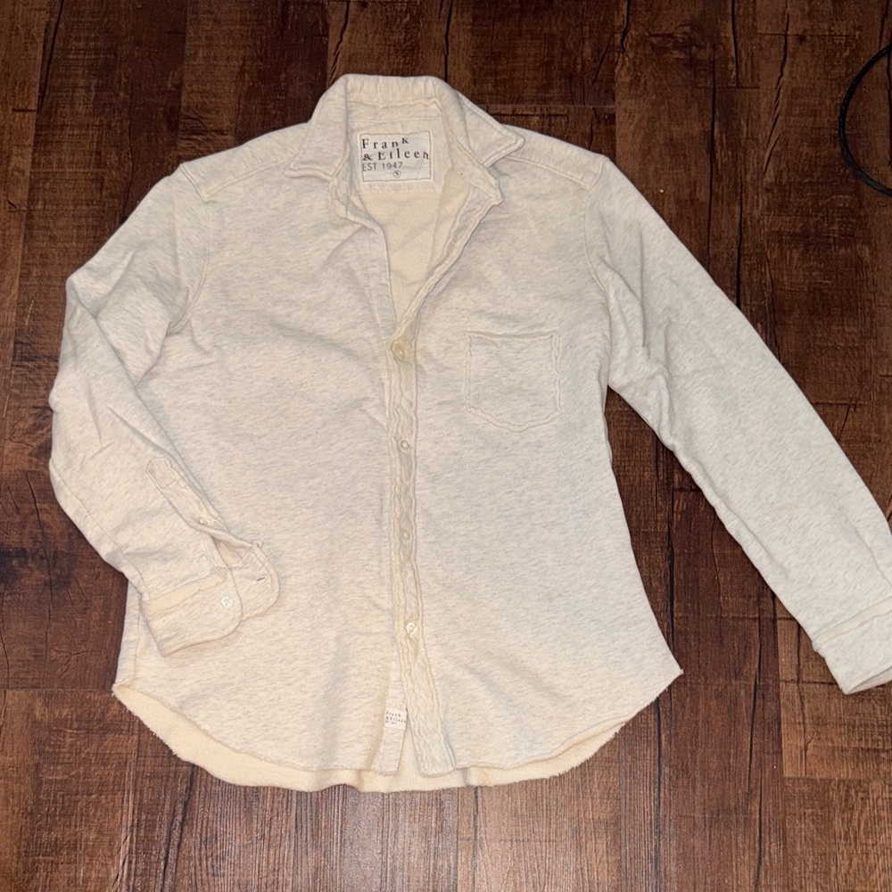 Frank & Eileen Off-White Casual Shirt